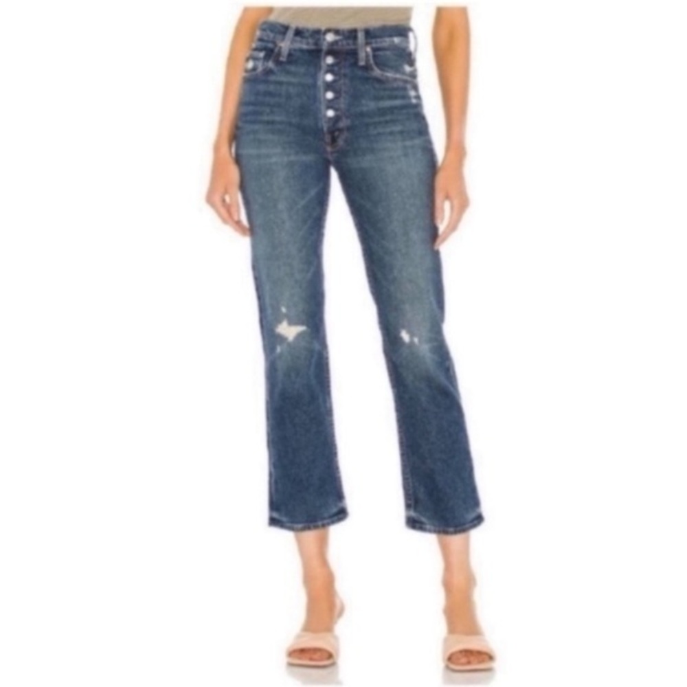 ✅ Mother SUPERIOR Jeans The Pixie Tomcat Ankle in Born To Bite